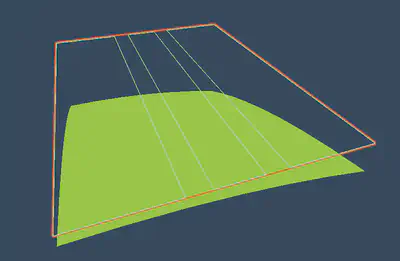 Sample template of terrain